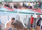 Rutan Kelas I Pekanbaru Gelar Shalat Idul Adha dan Penyembelihan Hewan Kurban, Wujudkan Kebersamaan dan Kepedulian