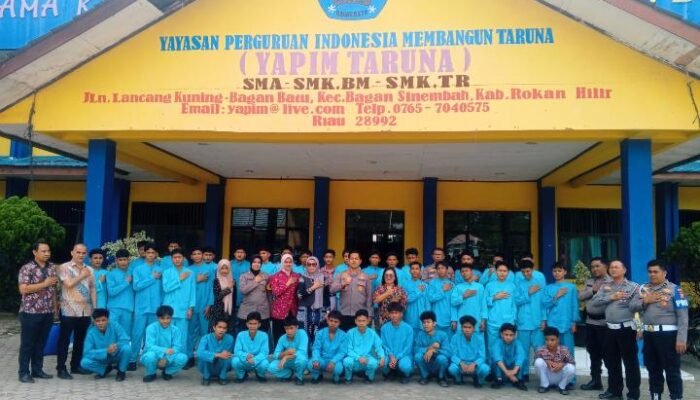 Kapolsek Bagan Sinembah Beri Edukasi Bahaya Narkoba di SMK Yapim Taruna, Ajak Siswa Kejar Cita-Cita dan Jauhi Pergaulan Negatif