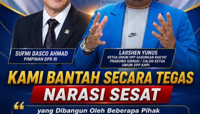 Jangan Giring Opini Publik! Aktivis dan Praktisi Hukum Larshen Yunus Bantah Tuduhan Soal Gelar Profesor Sufmi Dasco Ahmad