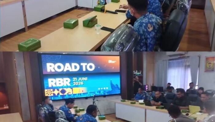 Siap Sukseskan Bhayangkara Run 2026, Satpolpp Pekanbaru Ikuti Rakor di Polresta Pekanbaru