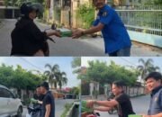 Wujud Rasa Syukur Atas Kepemimpinan Walikota, DPD KNPI Pekanbaru Bagikan Nasi Kotak Ke Masyarakat dan Pengendara