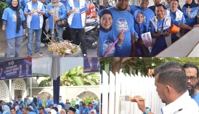Sambut HUT Partai Demokrat ke-25 Tahun, DPC Partai Demokrat Pekanbaru Laksanakan Kegiatan “GERAKAN LANGIT BIRU INDONESIA ASRI PARTAI DEMOKRAT”