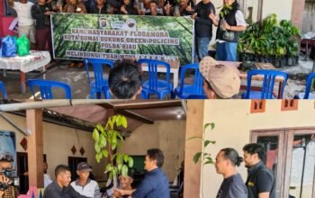 Dukung Lingkungan Lestari, Flobamora Dumai Komit Sokong Program Green Policing di HUT Polri ke-80