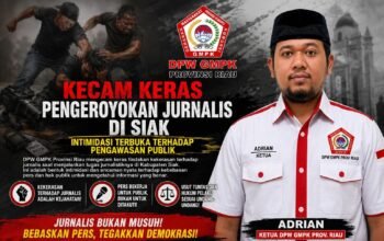 DPW GMPK Riau Kecam Keras Pengeroyokan Jurnalis di Siak : “Intimidasi Terbuka Terhadap Pengawasan Publik”
