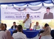Tampung Aspirasi Warga Payung Sekaki, Nilai Penerima Bansos Tak Tepat Sasaran, Aidhil Nur Putra Siap Perjuangkan Laporan Warga